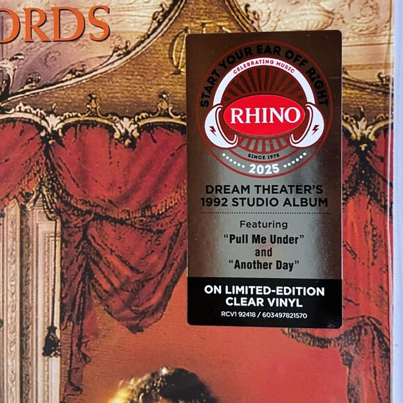 Dream Theater – Images and Words NEW Limited Clear Vinyl, Reissue, Rhino, 2024 - Picture 2 of 3